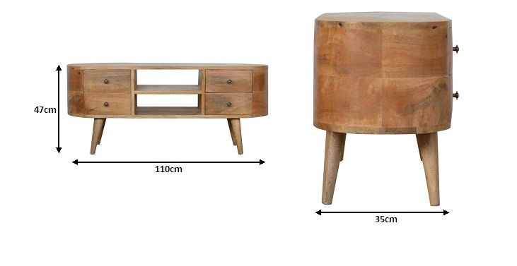 Rounded Entertainment Unit