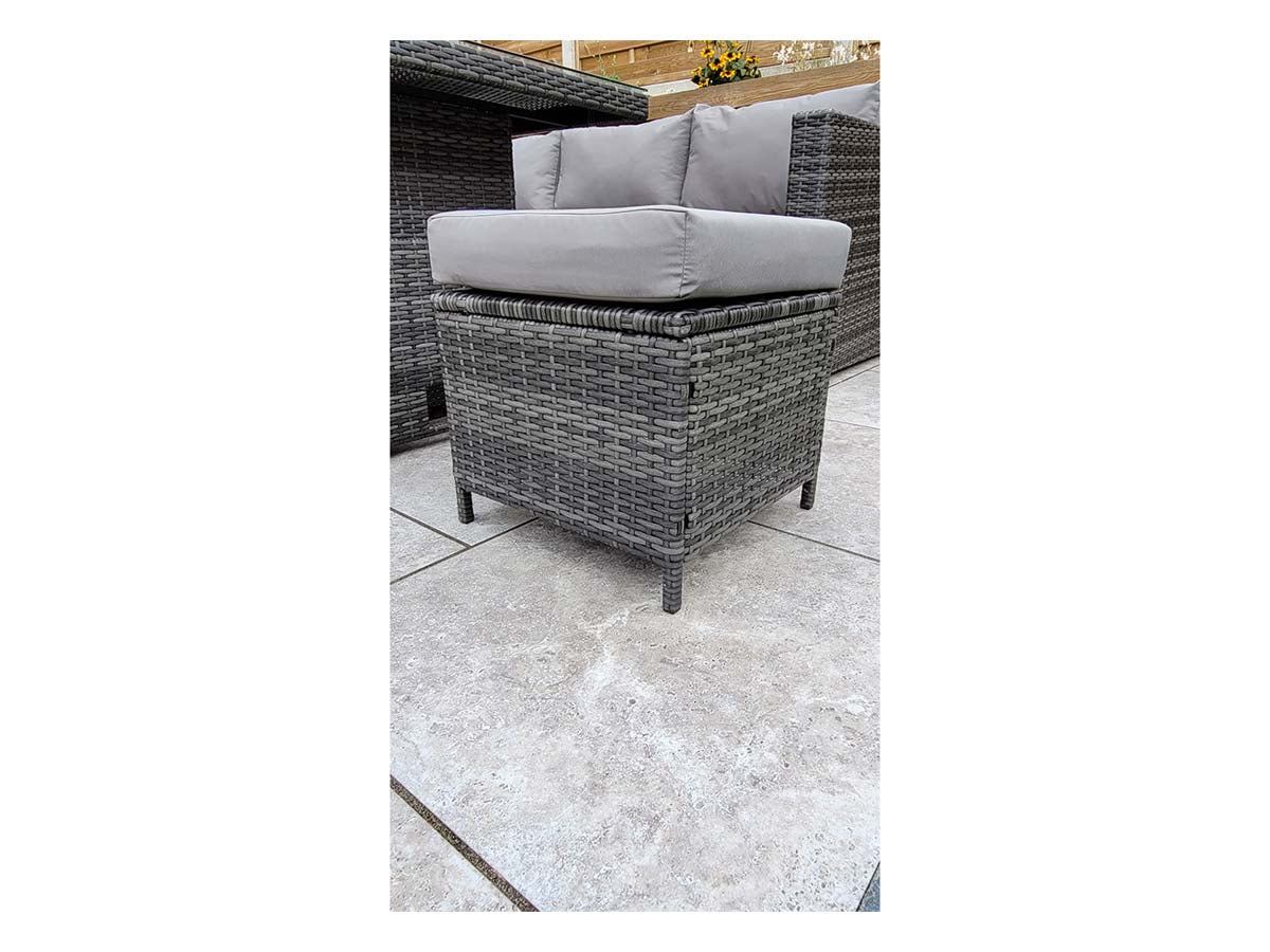 Signature Weave - Catalina Corner Dining Sofa Set with Lift Table & Ice Bucket