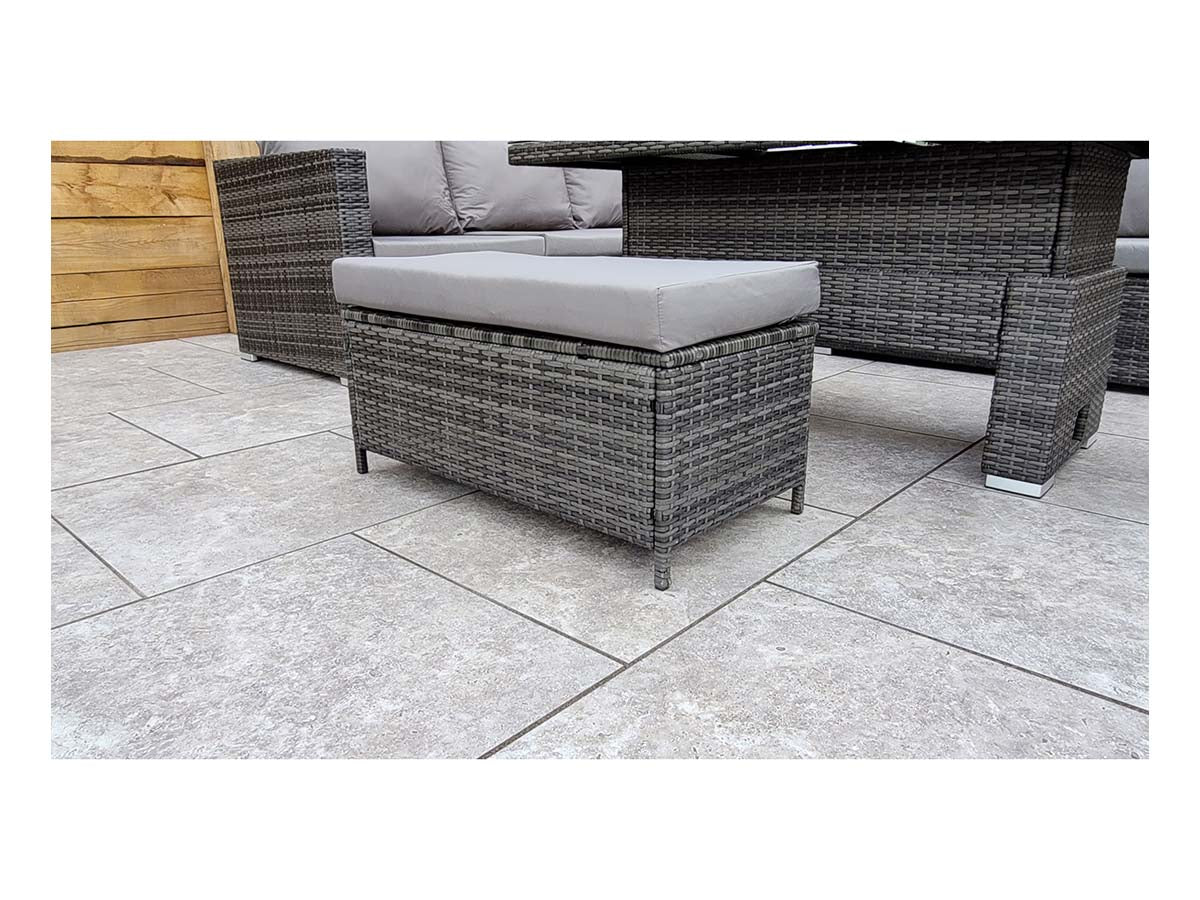 Signature Weave - Catalina Corner Dining Sofa Set with Lift Table & Ice Bucket