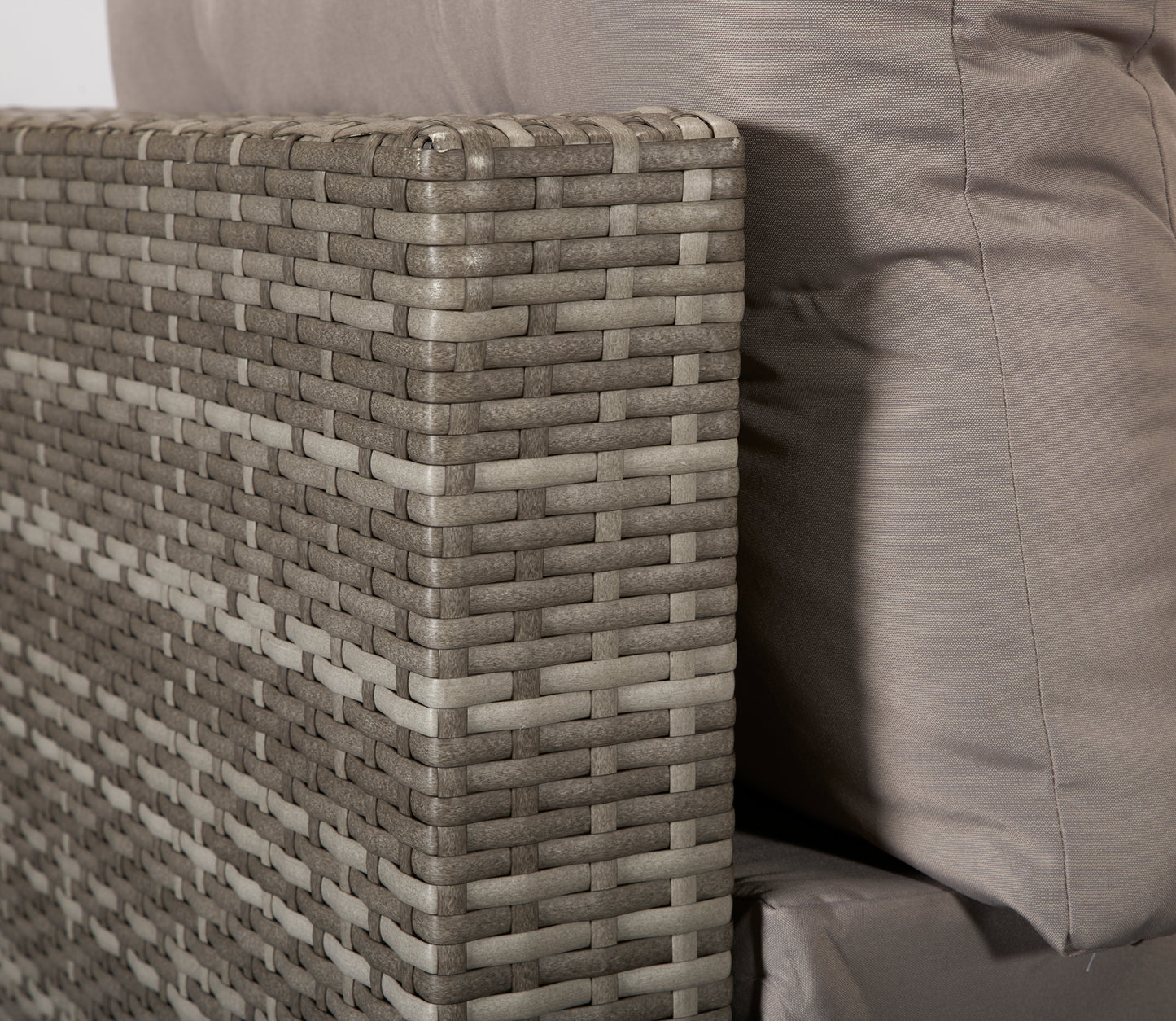 Signature Weave - Outdoor Furniture - Harper - Stackable Sofa Set In Flat Grey Weave