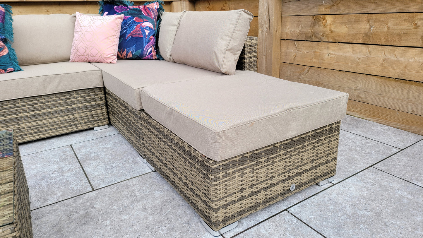 Signature Weave - Outdoor Furniture - Savannah - Sofa In Flat Natural Brown Weave
