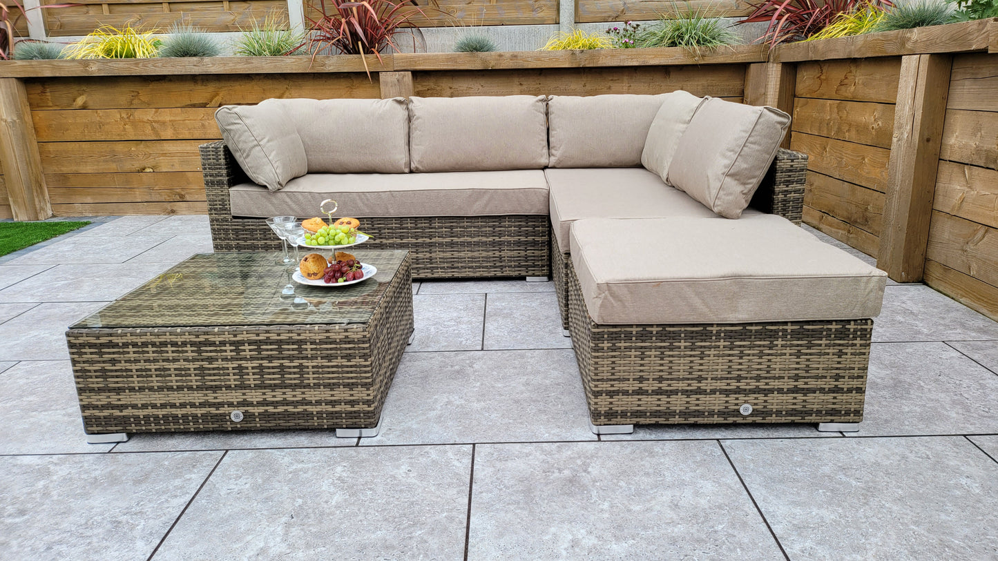 Signature Weave - Outdoor Furniture - Savannah - Sofa In Flat Natural Brown Weave