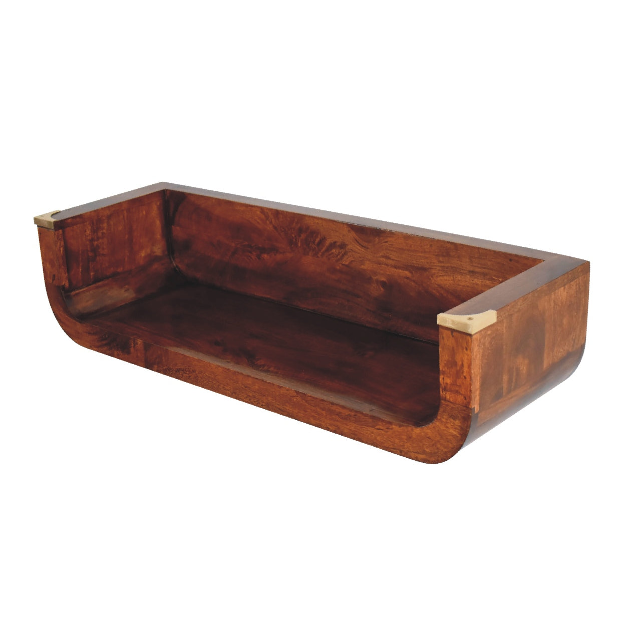 Indira Chestnut Floating Console