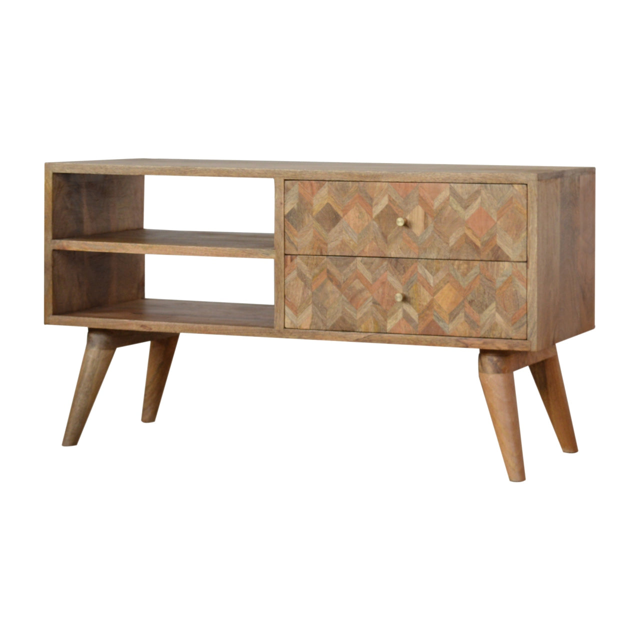 Assorted Oak-ish Media Unit