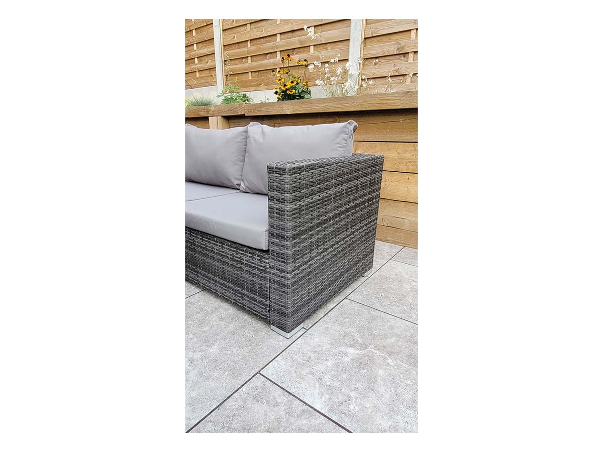 Signature Weave - Catalina Outdoor Corner Dining Sofa Set with Lift Table