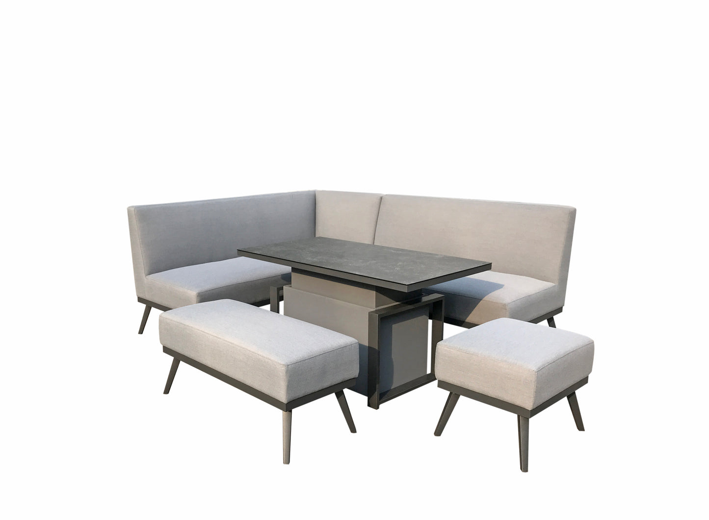 Signature Weave - Kimmie Outdoor Lounge Set with Gas Lift Table