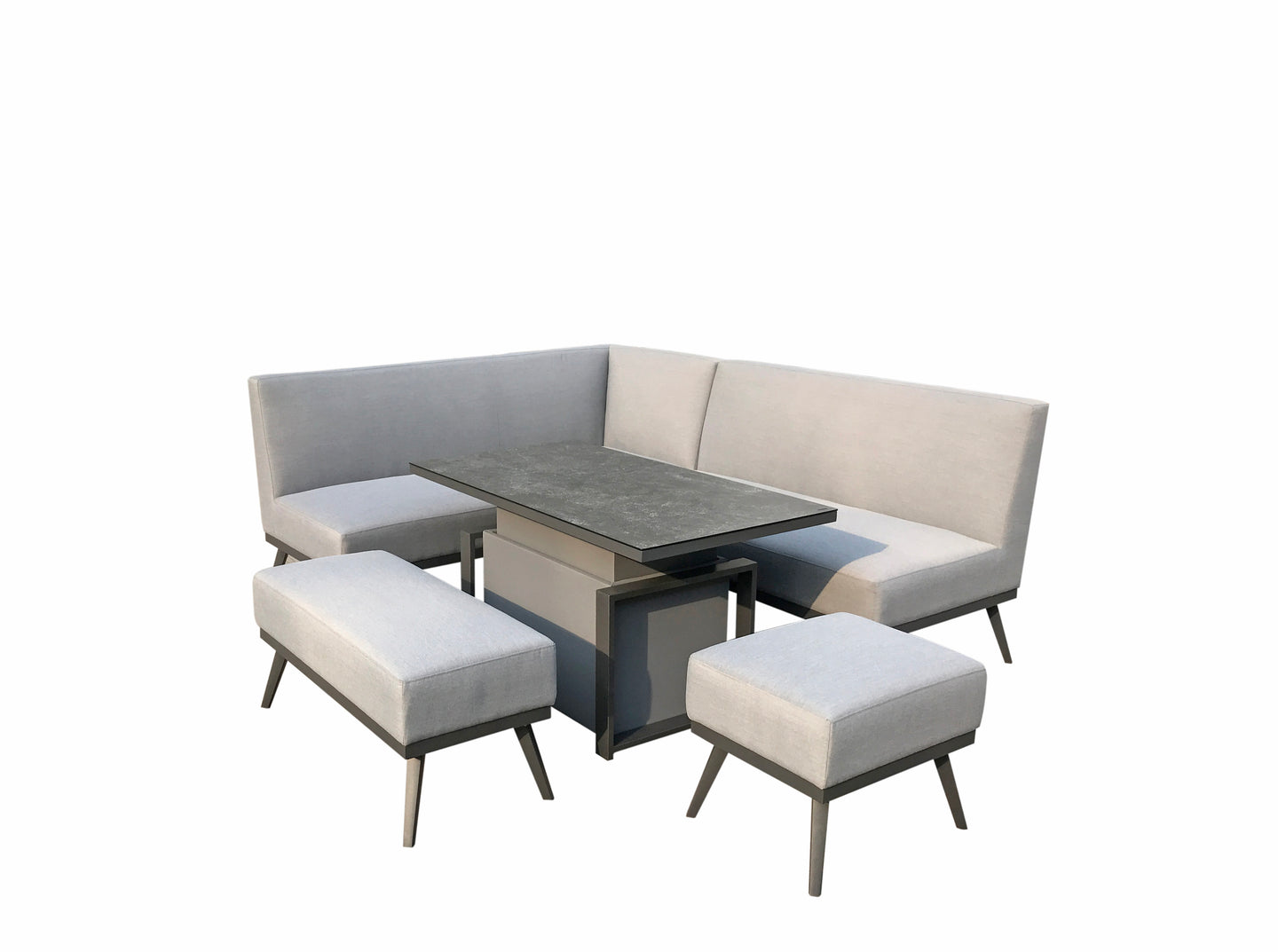 Signature Weave - Kimmie Outdoor Lounge Set with Gas Lift Table